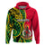 Custom Vanuatu Hoodie Polynesian Patterns LT6 Pullover Hoodie Green - Polynesian Pride