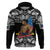 Custom Samoa Pride Hoodie Tribal Patterns Black LT6 Pullover Hoodie Black - Polynesian Pride