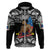 Custom Samoa Pride Hoodie Tribal Patterns Black LT6 Zip Hoodie Black - Polynesian Pride