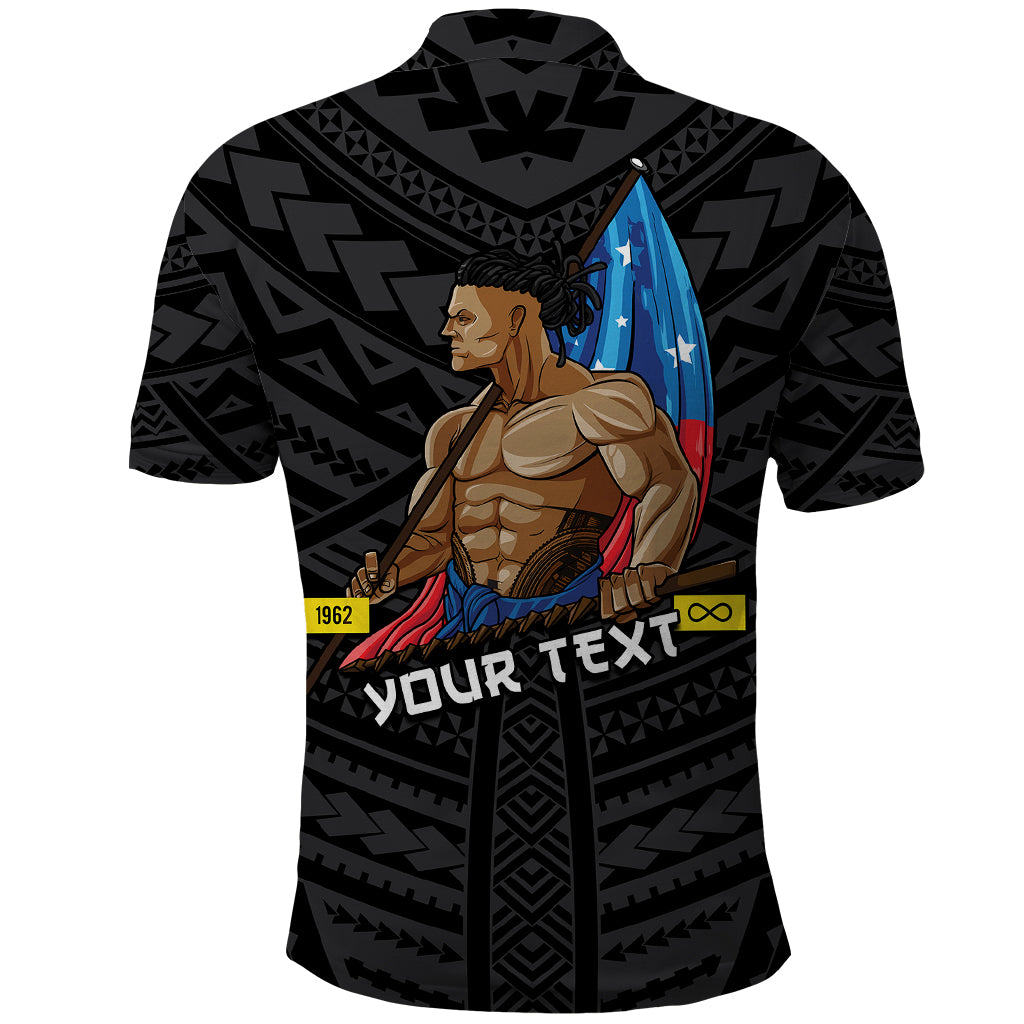 Custom Samoa Pride Polo Shirt Simple Black Style LT6 - Polynesian Pride