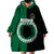 Custom Mitiaro Of Cook Islands Wearable Blanket Hoodie Mix Half Black LT6 - Polynesian Pride