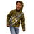 Polynesian Fiji Kid Hoodie with Coat Of Arms Claws Style - Gold LT6 - Polynesian Pride