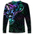 Matariki New Zealand Long Sleeve Shirt Maori New Year Galaxy Sky Green LT6 - Polynesian Pride