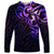 New Zealand Long Sleeve Shirt Maori Matariki Galaxy Sky Purple LT6 Unisex Purple - Polynesian Pride