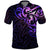 New Zealand Polo Shirt Maori Matariki Galaxy Sky Purple LT6 Purple - Polynesian Pride