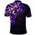 New Zealand Polo Shirt Maori Matariki Galaxy Sky Purple LT6 - Polynesian Pride