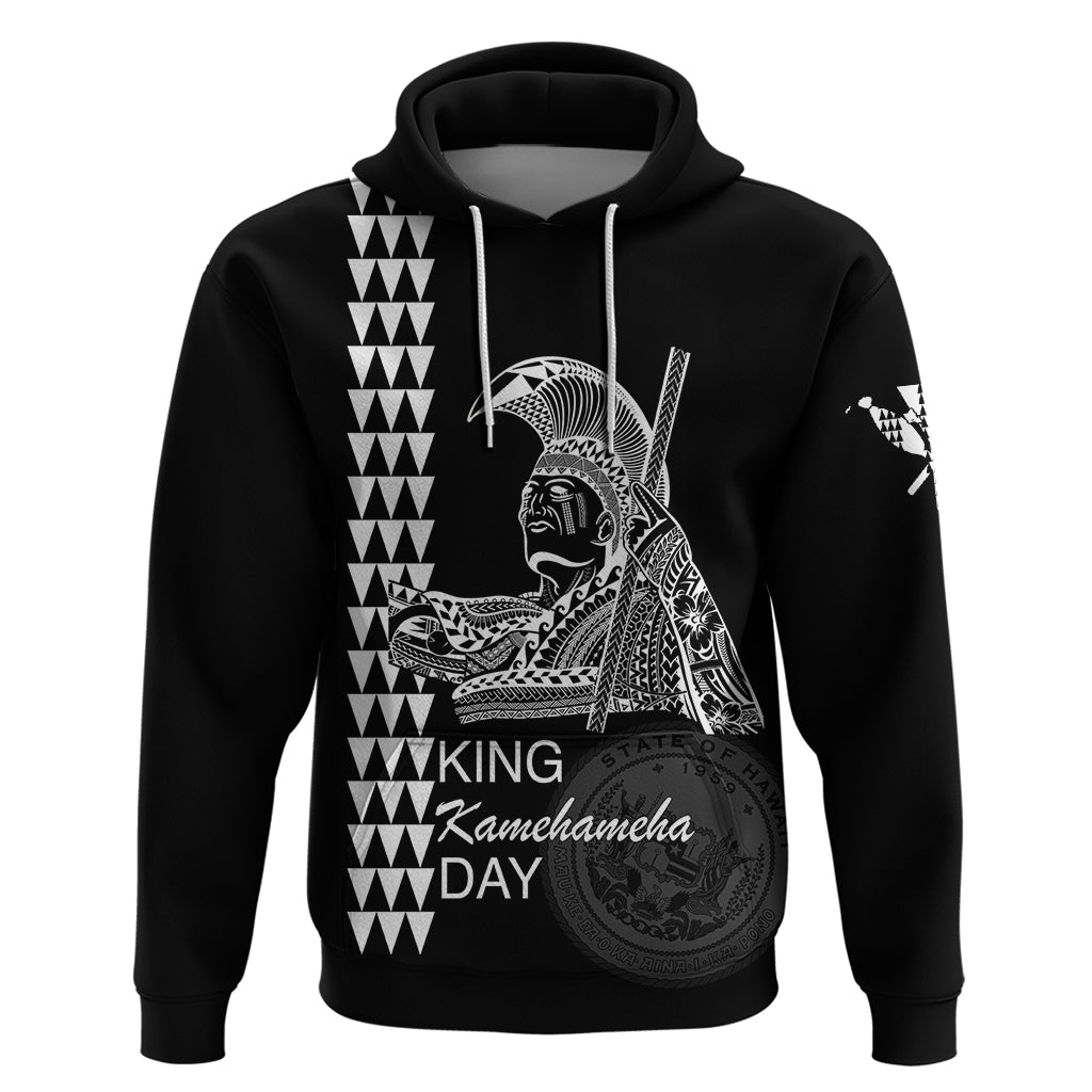 Custom Hawaii Hoodie King Kamehameha Day White LT6 Pullover Hoodie White - Polynesian Pride