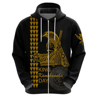 Custom Hawaii Hoodie King Kamehameha Day Gold LT6 - Polynesian Pride