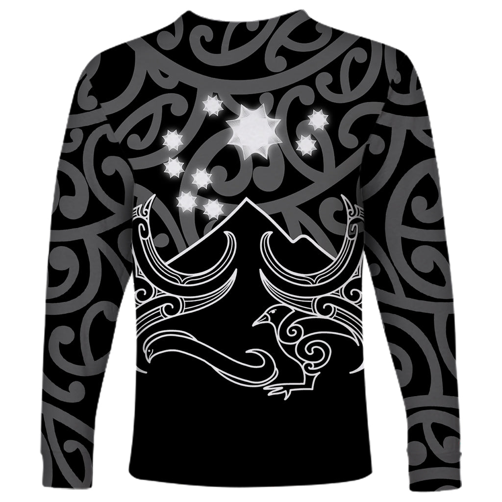 Matariki New Zealand Long Sleeve Shirt Maori New Year White LT6 - Polynesian Pride