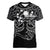 Matariki New Zealand Women V Neck T Shirt Maori New Year White LT6 Female White - Polynesian Pride