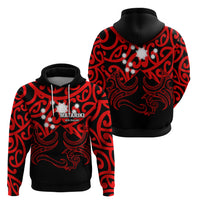 Matariki New Zealand Hoodie Maori New Year Red LT6 - Polynesian Pride