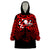 Matariki New Zealand Wearable Blanket Hoodie Maori New Year Red LT6 One Size Red - Polynesian Pride