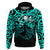 Matariki New Zealand Hoodie Maori New Year Turquoise LT6 Green - Polynesian Pride