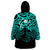 Matariki New Zealand Wearable Blanket Hoodie Maori New Year Turquoise LT6 - Polynesian Pride