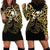 Matariki New Zealand Hoodie Dress Maori New Year Gold LT6 - Polynesian Pride