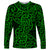 New Zealand Long Sleeve Shirt Maori Pattern Green LT6 Unisex Green - Polynesian Pride