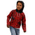 New Zealand Kid Hoodie Maori Pattern Red LT6 - Polynesian Pride