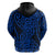 New Zealand Hoodie Maori Pattern Blue LT6 - Polynesian Pride