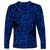 New Zealand Long Sleeve Shirt Maori Pattern Blue LT6 - Polynesian Pride