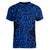 New Zealand Women V Neck T Shirt Maori Pattern Blue LT6 - Polynesian Pride