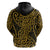 New Zealand Hoodie Maori Pattern Gold LT6 - Polynesian Pride