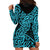 New Zealand Hoodie Dress Maori Pattern Light Blue LT6 - Polynesian Pride