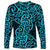 New Zealand Long Sleeve Shirt Maori Pattern Light Blue LT6 - Polynesian Pride