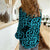New Zealand Women Casual Shirt Maori Pattern Light Blue LT6 - Polynesian Pride