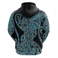 New Zealand Hoodie Maori Pattern Papua Shell LT6 - Polynesian Pride