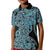 New Zealand Kid Polo Shirt Maori Pattern Papua Shell LT6 Kid Green - Polynesian Pride