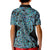New Zealand Kid Polo Shirt Maori Pattern Papua Shell LT6 - Polynesian Pride