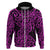 New Zealand Hoodie Maori Pattern Purple LT6 - Polynesian Pride