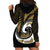 New Zealand Hoodie Dress Maori With Silver Fern Gold LT6 - Polynesian Pride