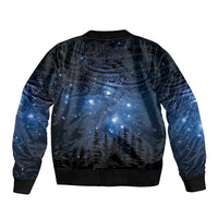 Matariki Te Tau Hou Māori Bomber Jacket New Zealand Starry Sky