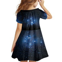 Matariki Te Tau Hou Māori Family Matching Puletasi and Hawaiian Shirt New Zealand Starry Sky LT7 - Polynesian Pride