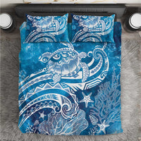 World Ocean Day Polynesian Pattern Bedding Set Crystal Waves
