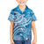 World Ocean Day Polynesian Pattern Hawaiian Shirt Crystal Waves