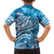 World Ocean Day Polynesian Pattern Hawaiian Shirt Crystal Waves