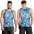World Ocean Day Polynesian Pattern Men Tank Top Crystal Waves