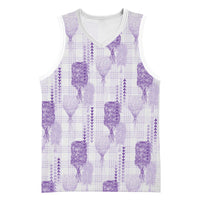 Aloha Hawaii Vintage Kahili Pa'a Lima Basketball Jersey Palaka Print Pastel Lavender