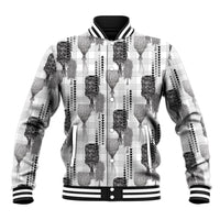 Aloha Hawaii Vintage Kahili Pa'a Lima Baseball Jacket Palaka Print Hinahina