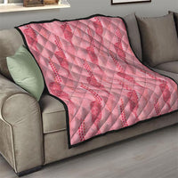 Aloha Hawaii Vintage Kahili Pa'a Lima Quilt Palaka Print Berry Pink