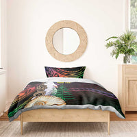 New Caledonia Kanaky Personalized Bedding Set Kagu Bird Emblem - Polynesian Pride