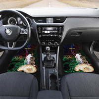 New Caledonia Kanaky Personalized Car Mats Kagu Bird Emblem - Polynesian Pride