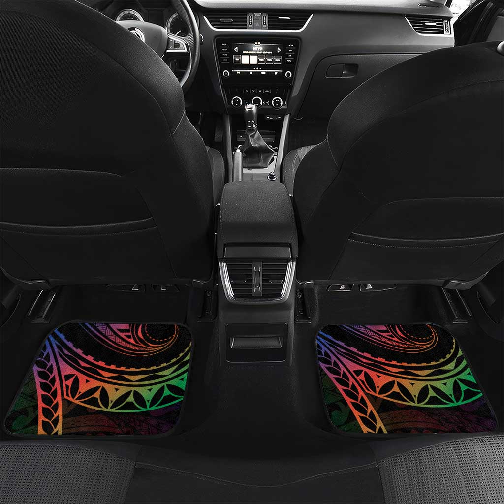 New Caledonia Kanaky Personalized Car Mats Kagu Bird Emblem - Polynesian Pride