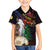 New Caledonia Kanaky Personalized Family Matching Tank Maxi Dress and Hawaiian Shirt Kagu Bird Emblem - Polynesian Pride
