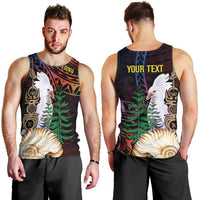 New Caledonia Kanaky Personalized Men Tank Top Kagu Bird Emblem - Polynesian Pride