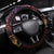 New Caledonia Kanaky Steering Wheel Cover Kagu Bird Emblem - Polynesian Pride