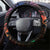 New Caledonia Kanaky Steering Wheel Cover Kagu Bird Emblem - Polynesian Pride