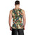 New Zealand Christmas Men Tank Top Romantic Tui Birds on Pohutukawa - Ivory - Polynesian Pride